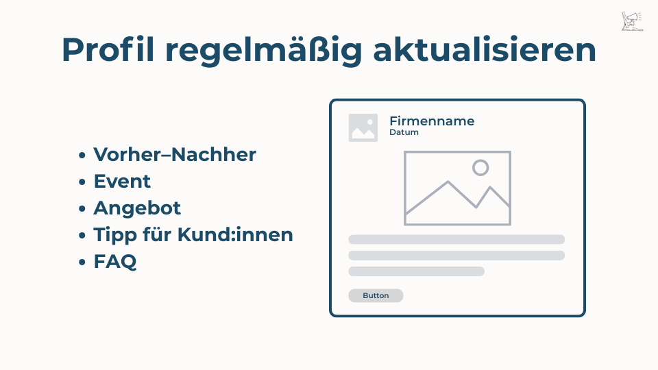 Zeigt Ideen die mann Google öfters Update kann