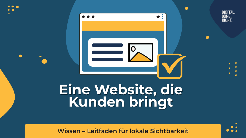 Eine Website, die Kunden bringt Deckbild